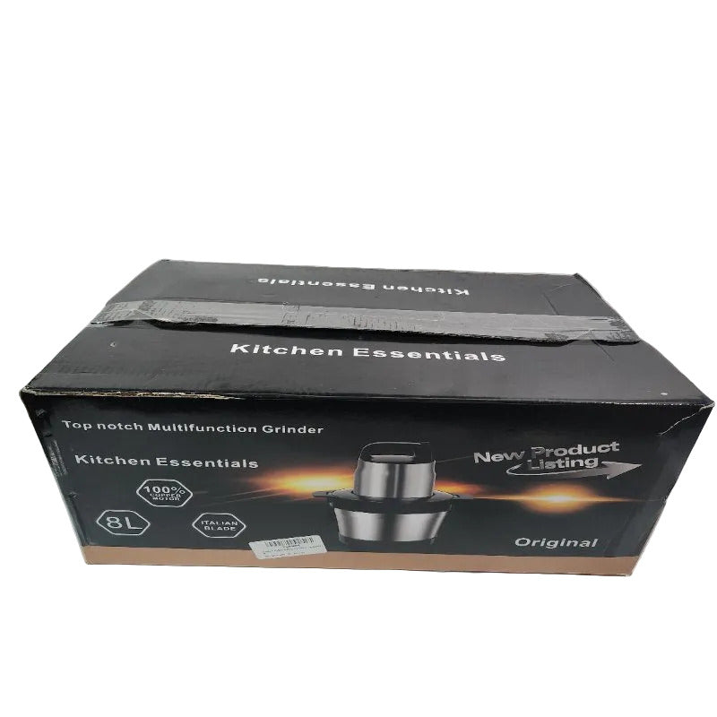 Picadora Moledora Eléctrica de Carnes y Verduras Kitchen Essentials 8 Litros