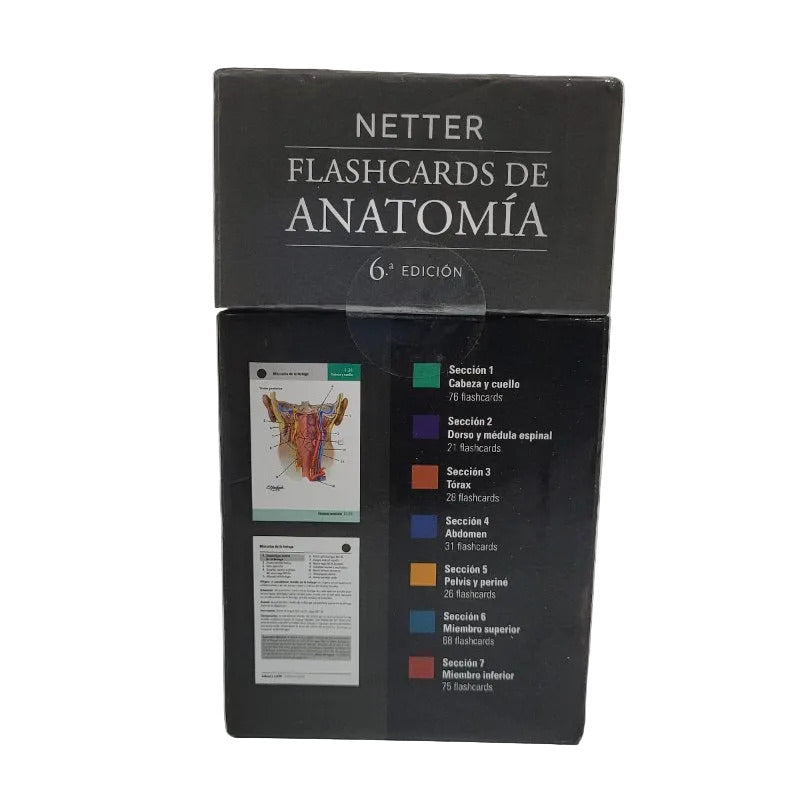 Flashcards de Anatomía Netter - John T. Hansen - 6ª Edición