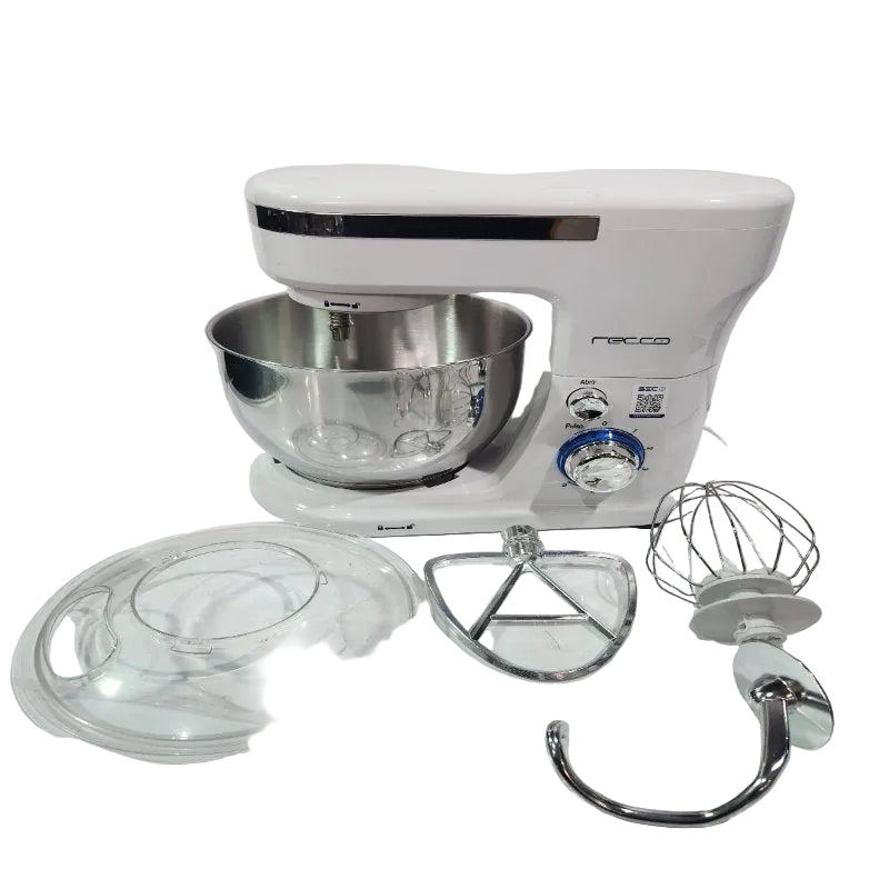 Batidora Pedestal Recco RBP-BISCOTTO6 Blanco 4 Litros