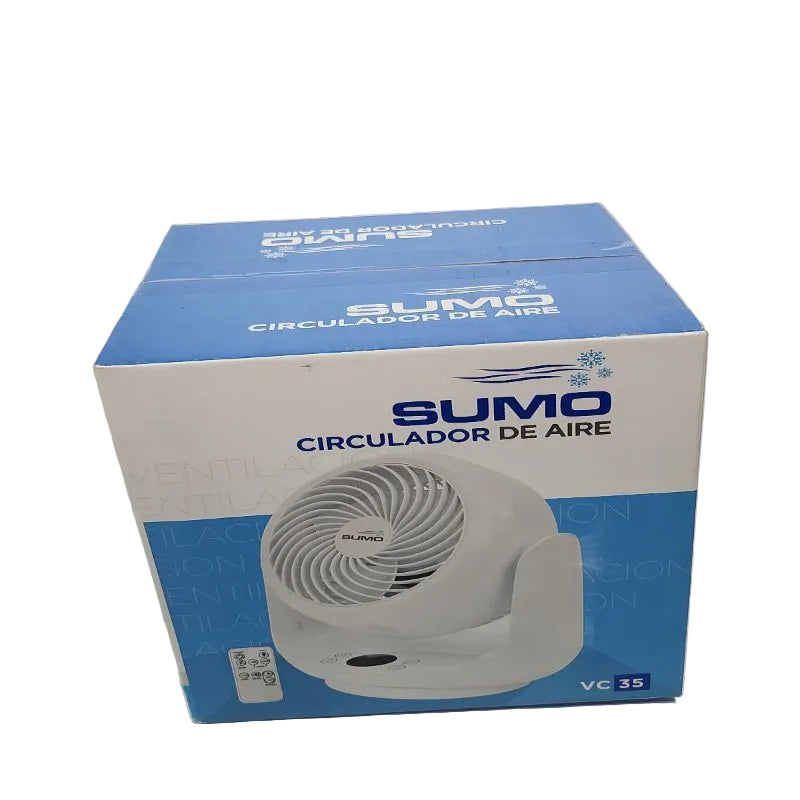 Ventilador de Mesa Sumo VC 35 Ultra Silencioso 9 Velocidades con Control Remoto