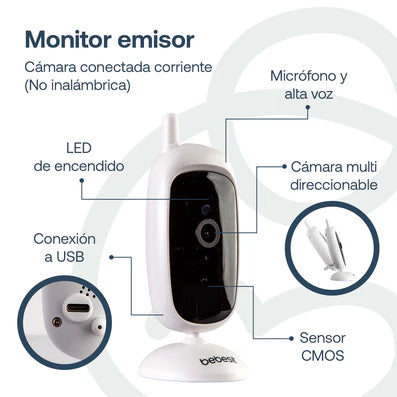 Monitor Con Camara Digital Bebesit A240c