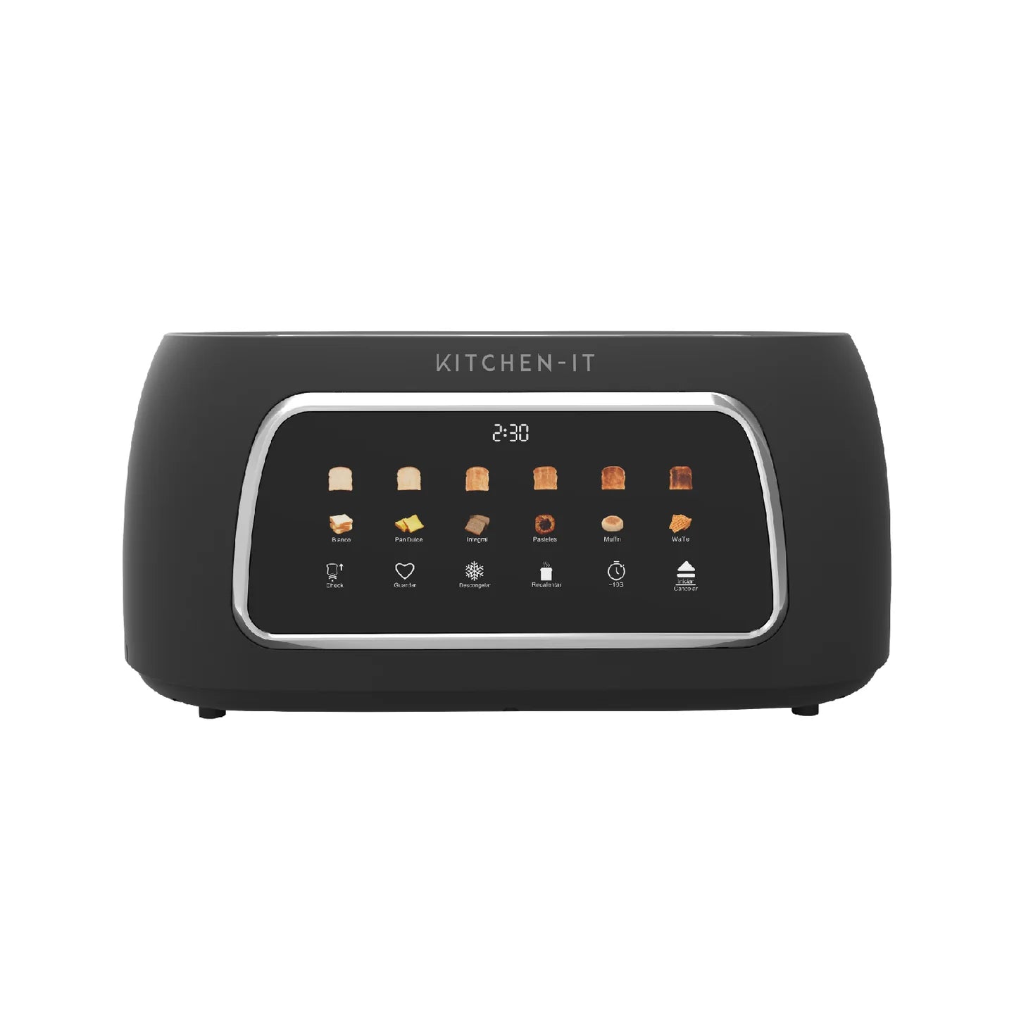 Tostador Kitchen-It Smart Toast Negro