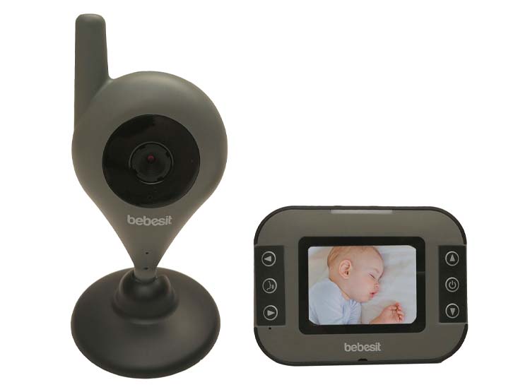 Monitor Portatil Digital Con Camara Para Bebe Bebesit Bb0108772sx Negro 300 M