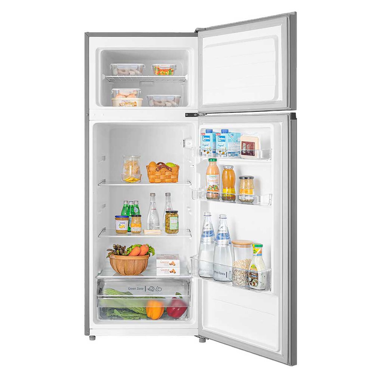 Refrigerador Congelador Midea Tmf Fd 207L Ge50 Inox 207 Lt