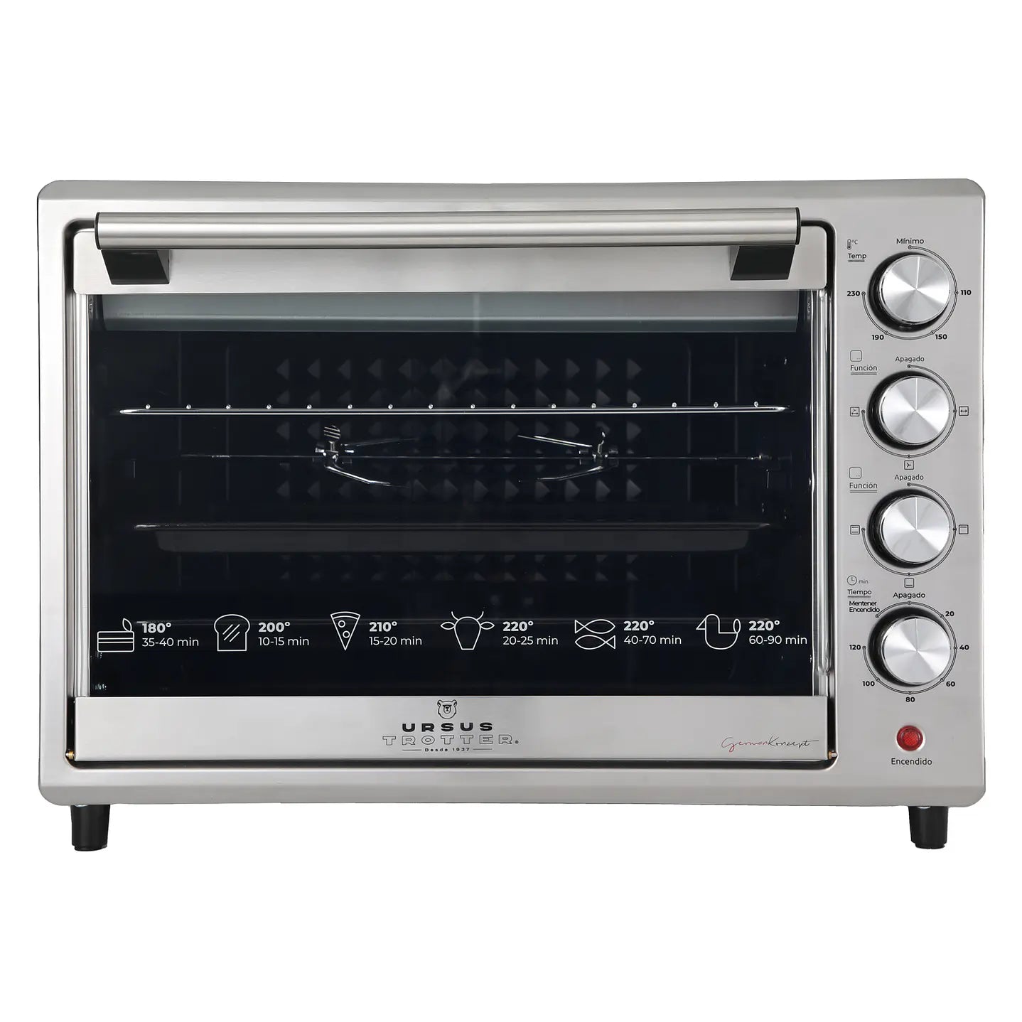 Horno Eléctrico Ursus Trotter UT-BACKOFEN PRO-I 48 Litros