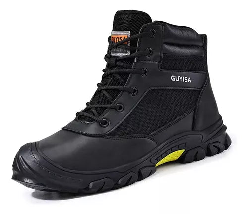 Zapatilla De Seguridad Guyisa Malla Voladora Y Goma Negro 44/ 27.2Cm Masculino