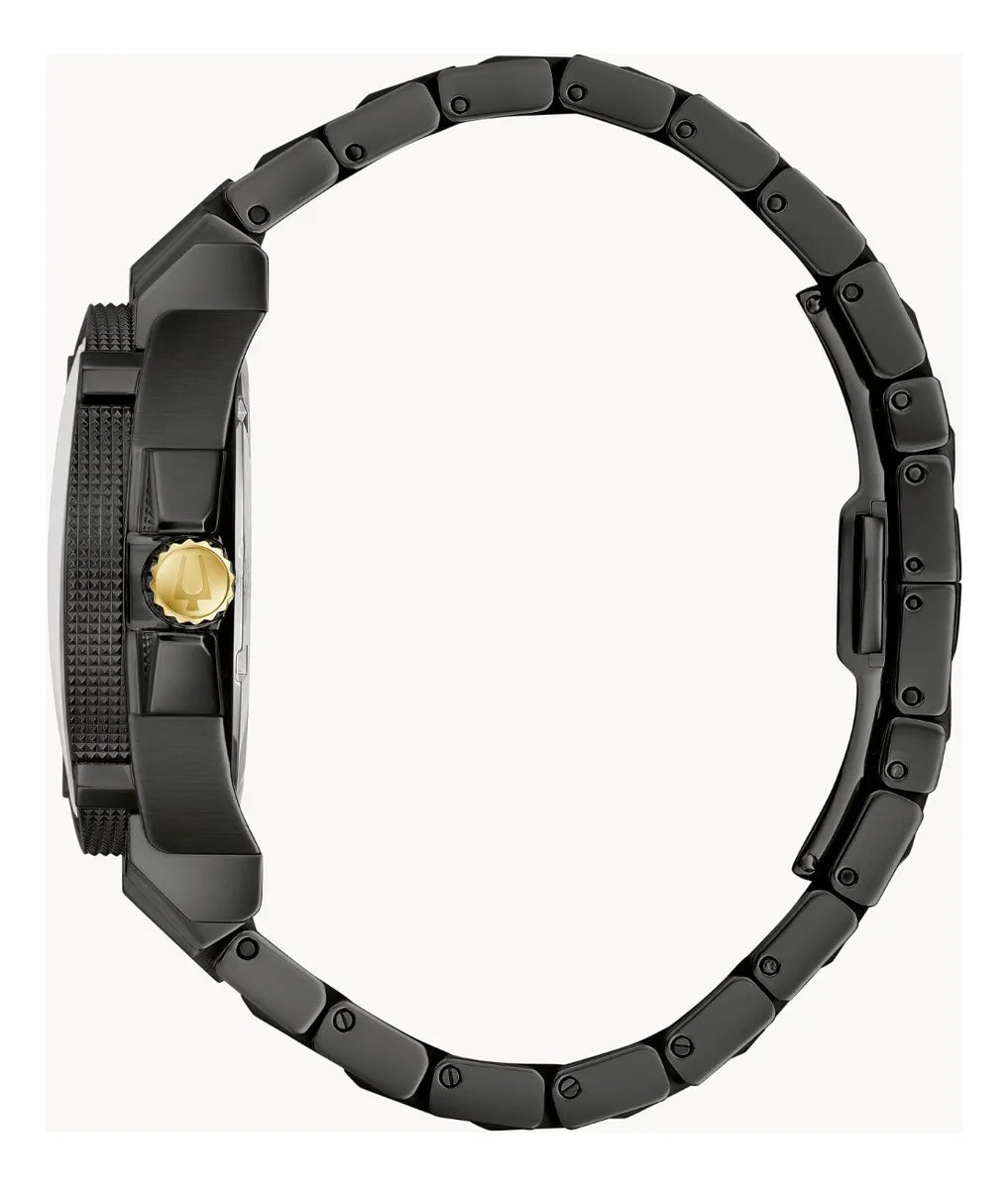 Reloj  Icon Precisionist Bulova 98b408 Negro Masculino
