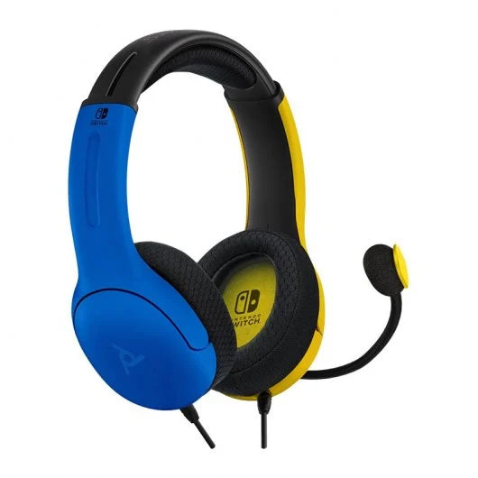 Audífonos Gamer Filaire LVL40 Stereo con Cable para Nintendo Switch - Color Amarillo con azul