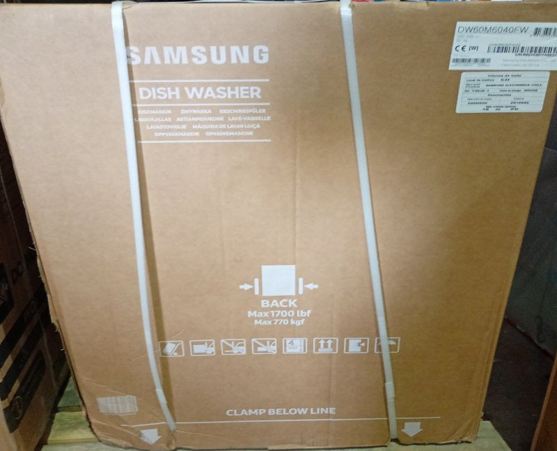 Lavavajillas Samsung DW60M6040FW 13 Cubiertos Blanco