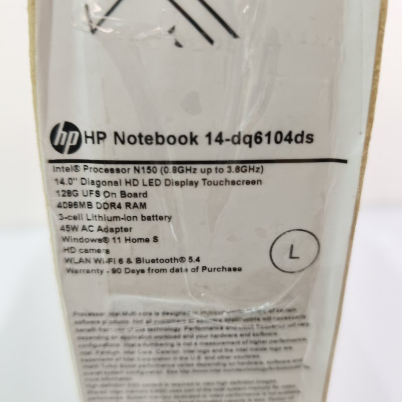 Notebook HP 14-DQ6104DS Intel N150 128GB 4GB, Lavanda
