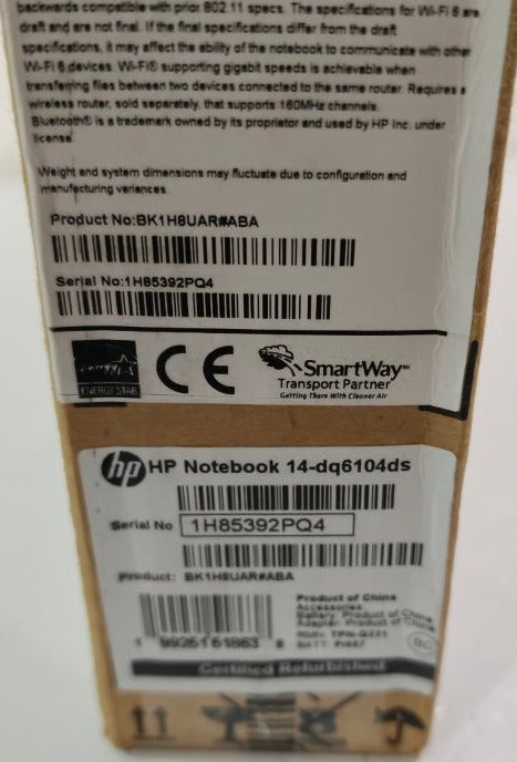 Notebook HP 14-DQ6104DS Intel N150 128GB 4GB, Lavanda