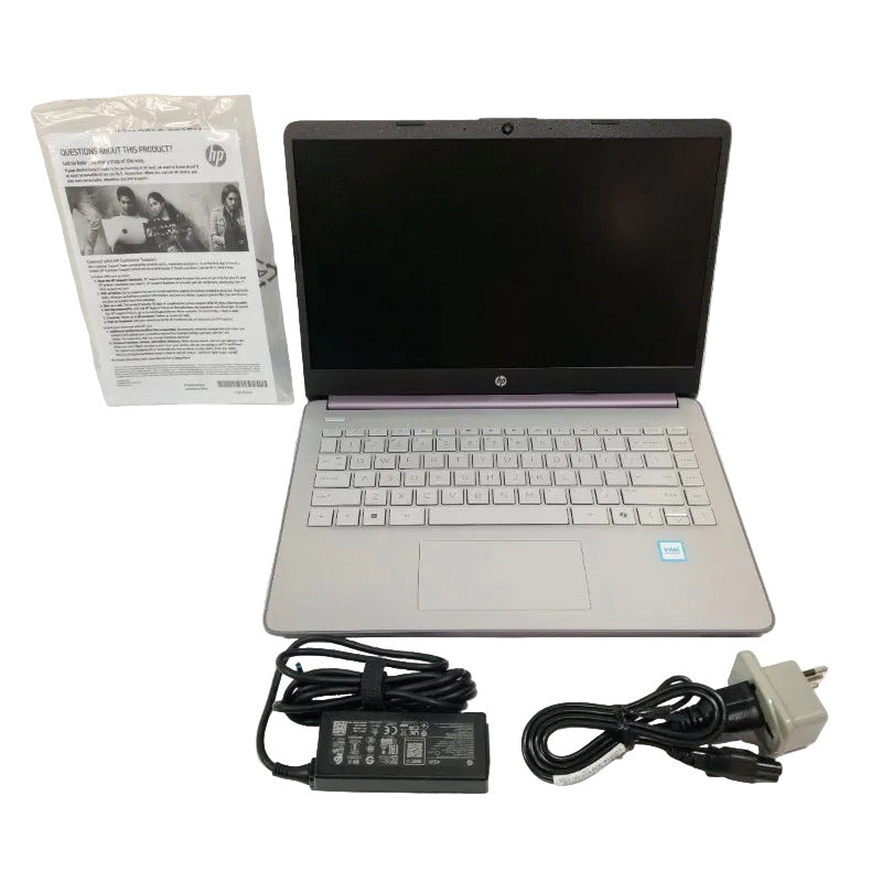 Notebook HP 14-DQ6104DS Intel N150 128GB 4GB, Lavanda