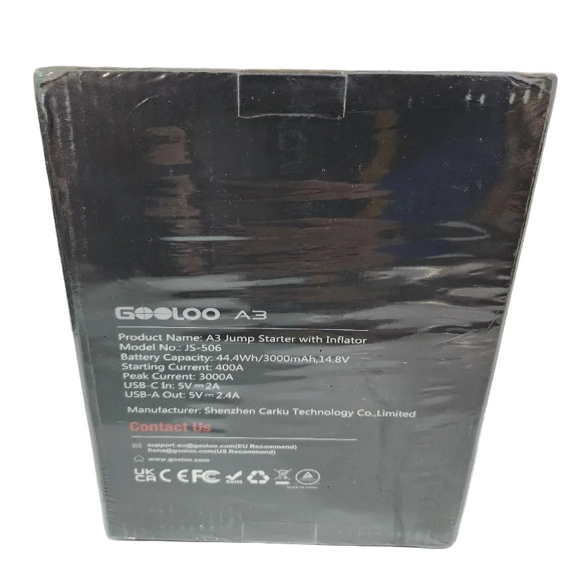 Arrancador de Baterías Portátil Gooloo JS-506 con Compresor