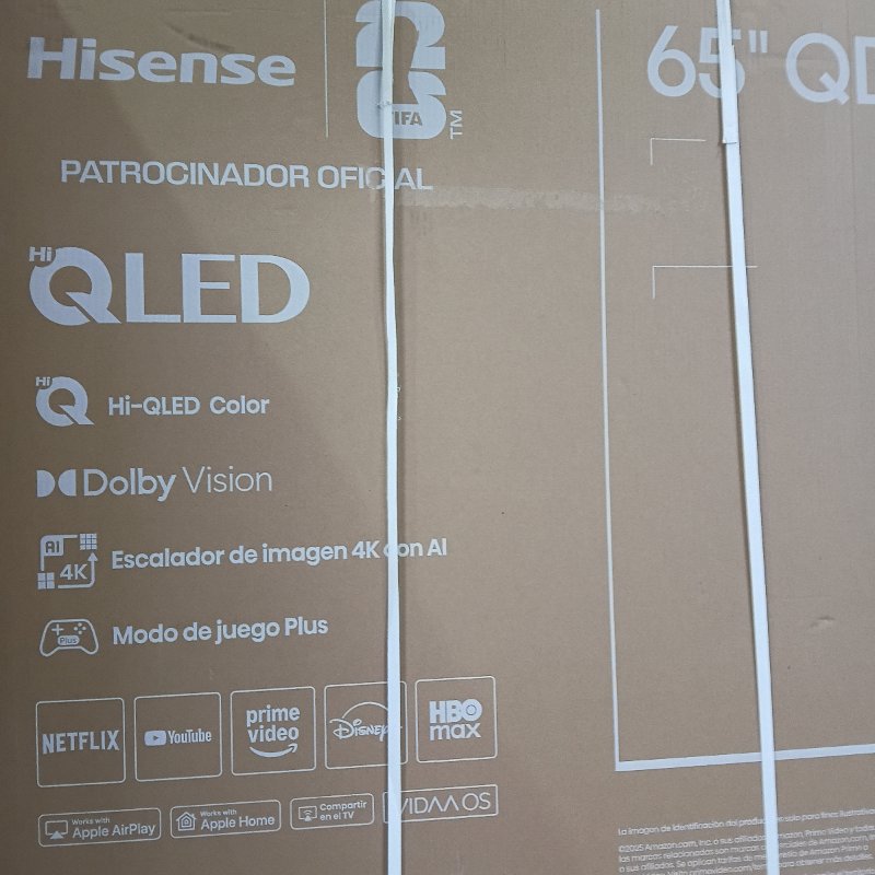 Smart TV Hisense 65QD5SV 4K UHD QLED, 65 pulgadas