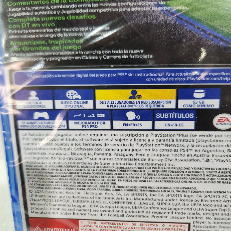 Juego FC26 PS4 El Club es Tuyo - Fútbol Digital