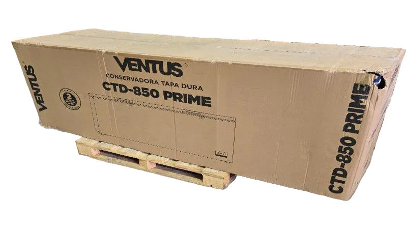 Conservadora Tapa Dura Ventus CTD-850 Prime Blanca 768 Litros
