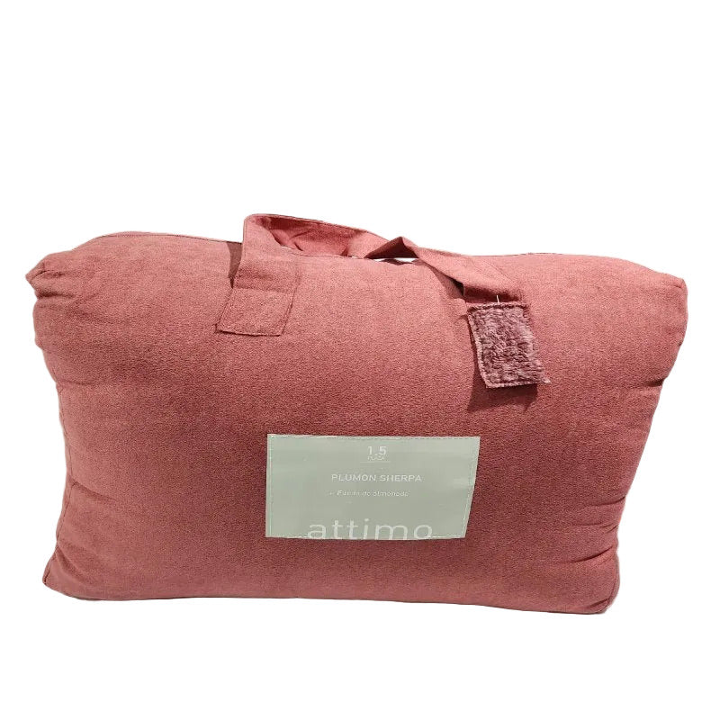 Plumón Attimo Sherpa Burdeo 1.5 Plazas