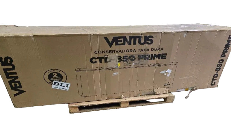 Conservadora Tapa Dura Ventus CTD-850 Prime Blanca 768 Litros
