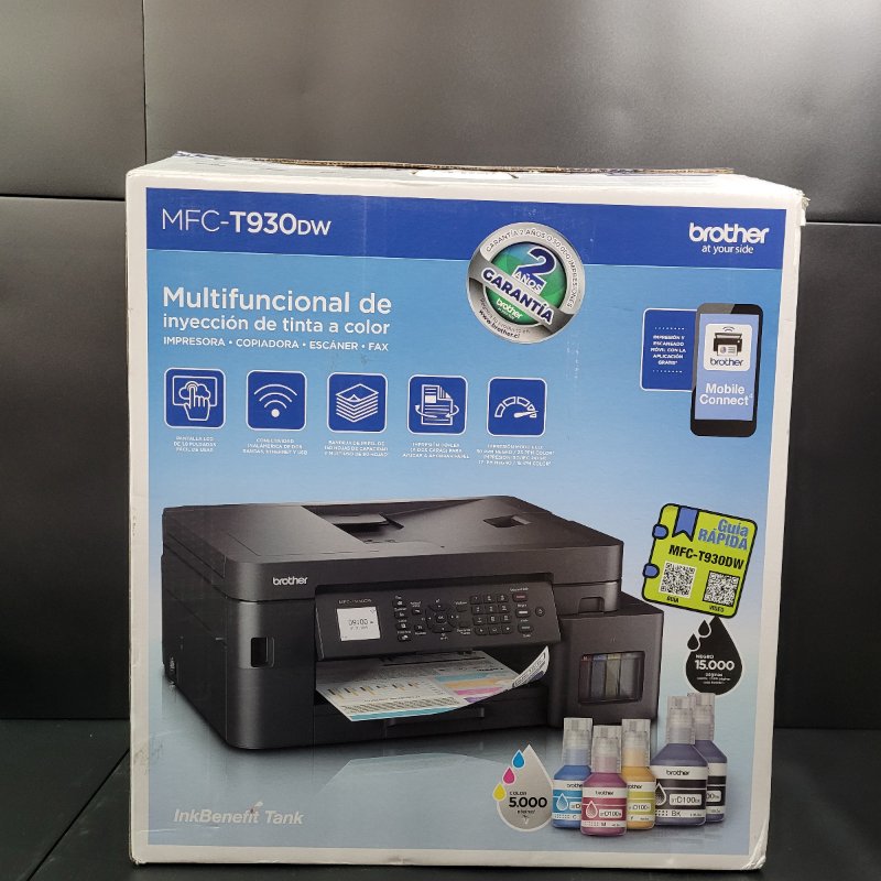 Impresora Multifuncional Brother MFC-T930DW, Negro