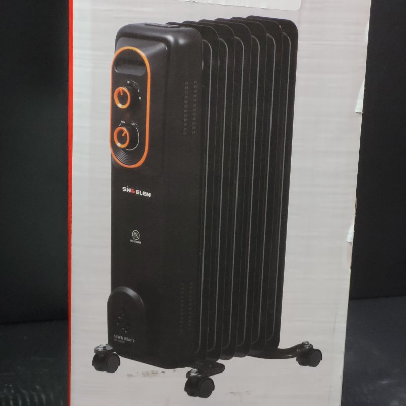 Calefactor Oleoeléctrico Sindelen EEO-1650 NG, Negro