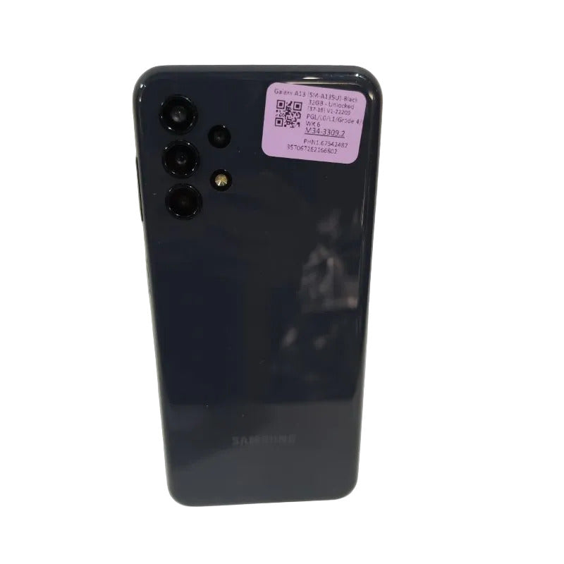 Celular Samsung Galaxy A13 SM-A135U, 32GB/ 4GB, Black (Reacondicionado)