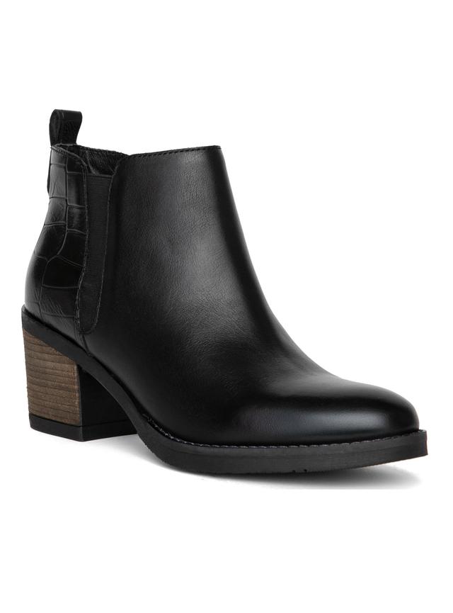 Botín de Cuero Gacel Piera 661092 Negro Talla 39 Femenino