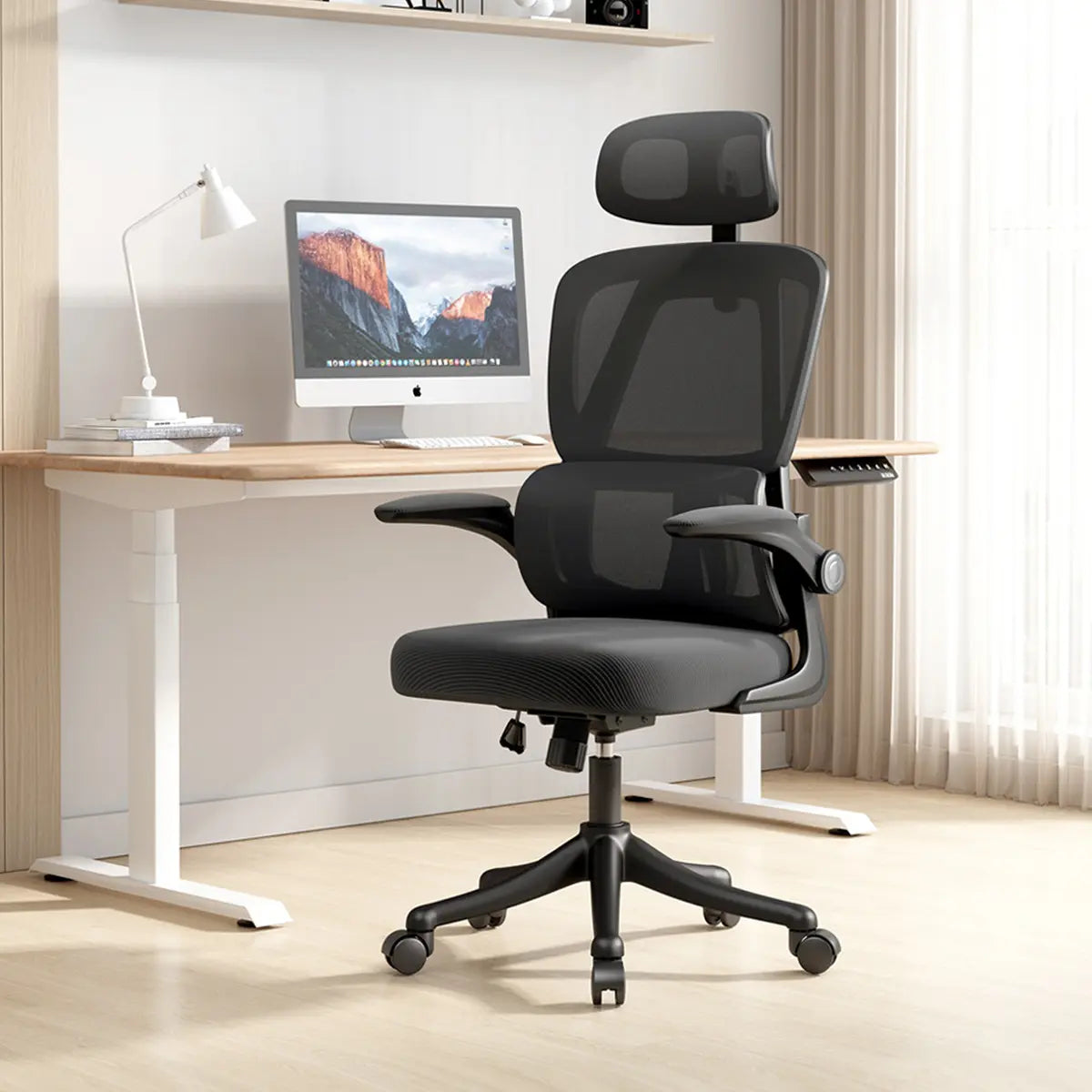 Silla de Oficina Ergonomica Reclinable con Soporte Lumbar Global Latin