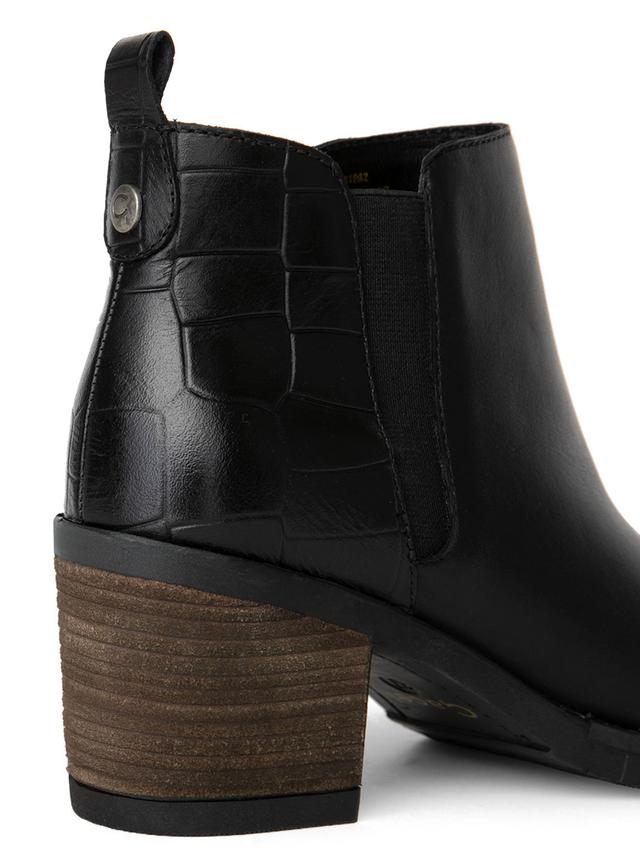 Botín de Cuero Gacel Piera 661092 Negro Talla 39 Femenino