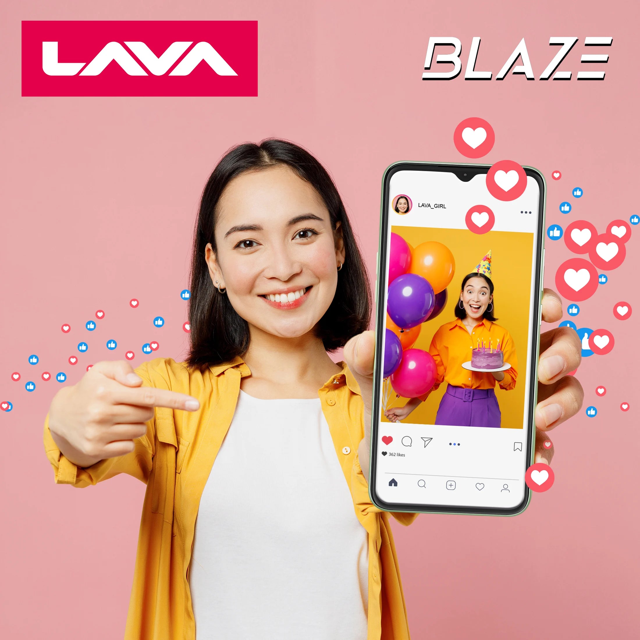 Celular Blaze Lava Lzx407  4g 64gb / 4gb Ram Verde