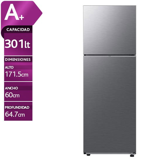 Refrigerador Congelador Samsung Rt31Cg5420S9 Sistema De Deshielo  Automático Silver 301Lt