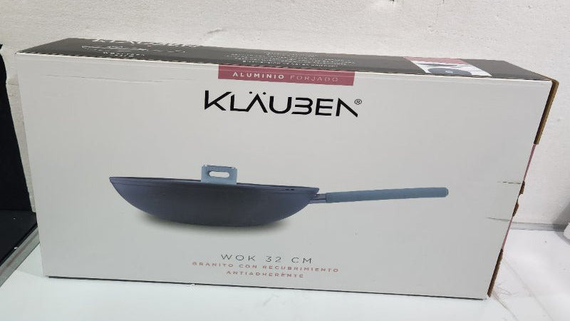 Wok con Tapa Klau­ben Essential 32 cm, Gris
