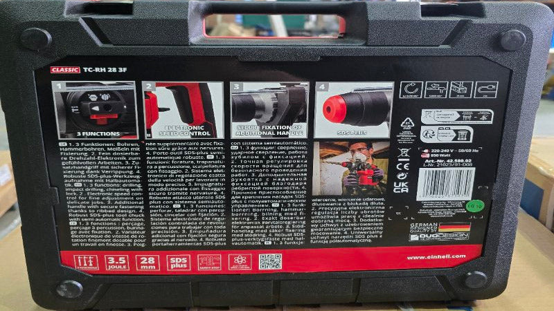 Rotomartillo SDS-Plus Einhell TC-RH 28 3F 950 W