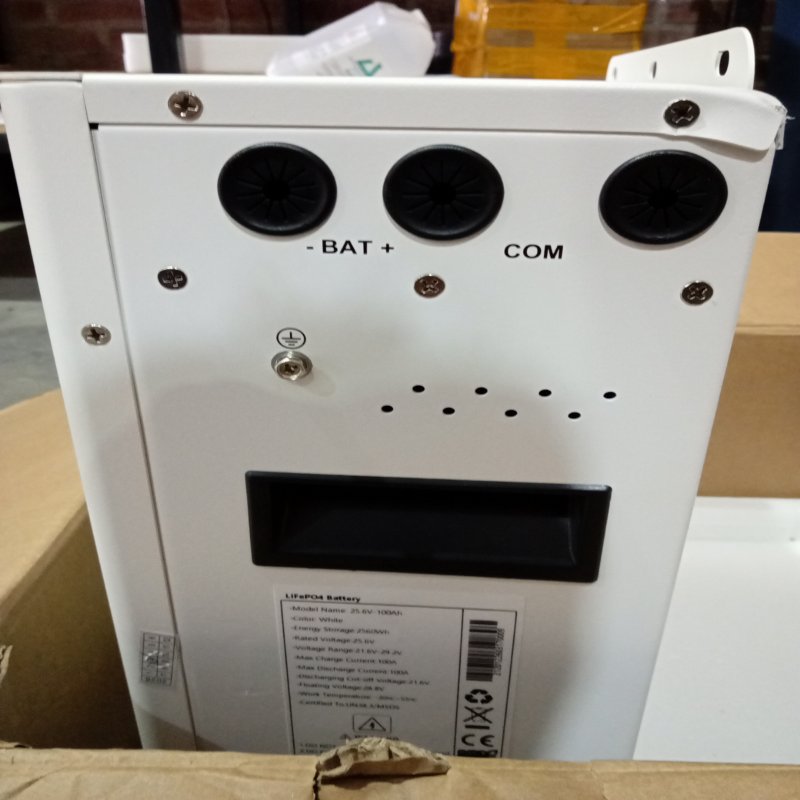 Batería de Litio Bramanic 25.6V 100Ah, Blanco