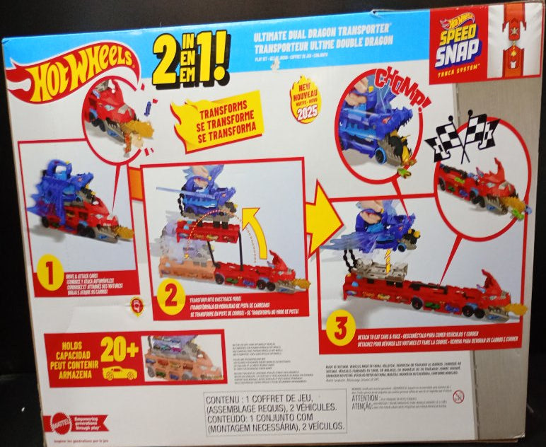 Remolque de Juguete Hot Wheels Mattel con Lanzador