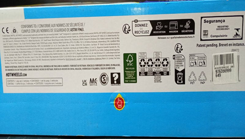 Remolque de Juguete Hot Wheels Mattel con Lanzador