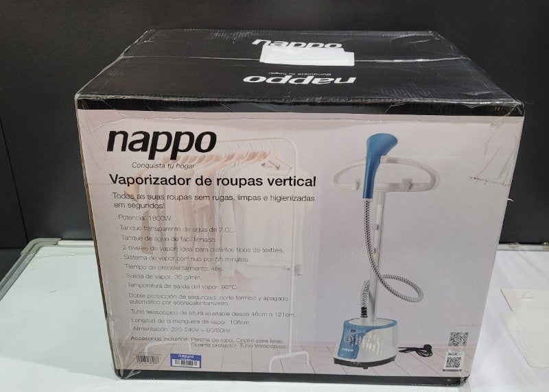 Plancha a Vapor NAPPO NEP-086 1800W, Celeste