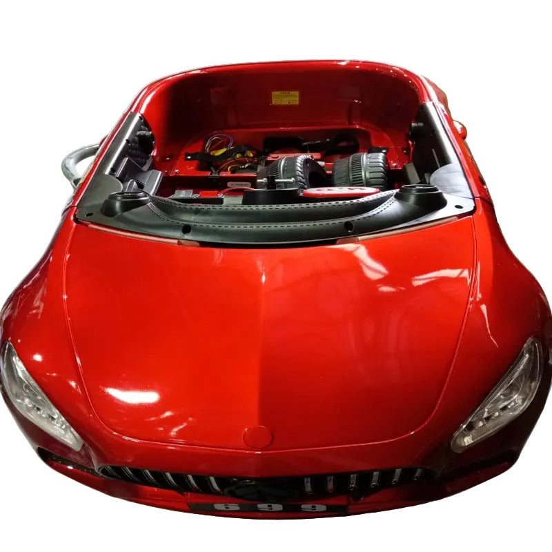 Auto Eléctrico Deportivo para Niño con Control Remoto, Luces y Sonido Mundo 2080