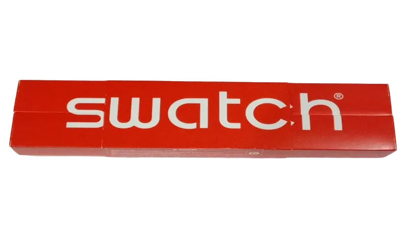 Reloj Suizo Swatch Ironía YV439 Esfera Plateada Edición Limitada, Azul
