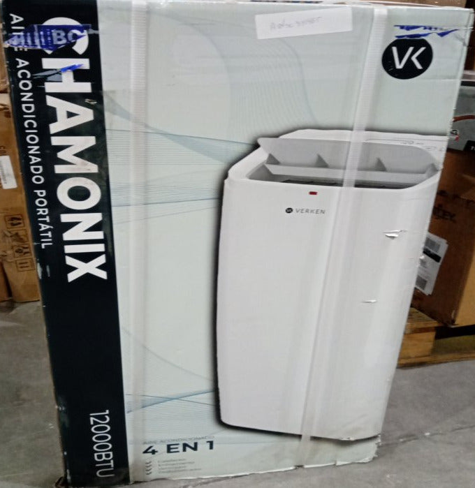 Aire Acondicionado 4 en 1 Verken Chamonix 12.000 BTU, Blanco