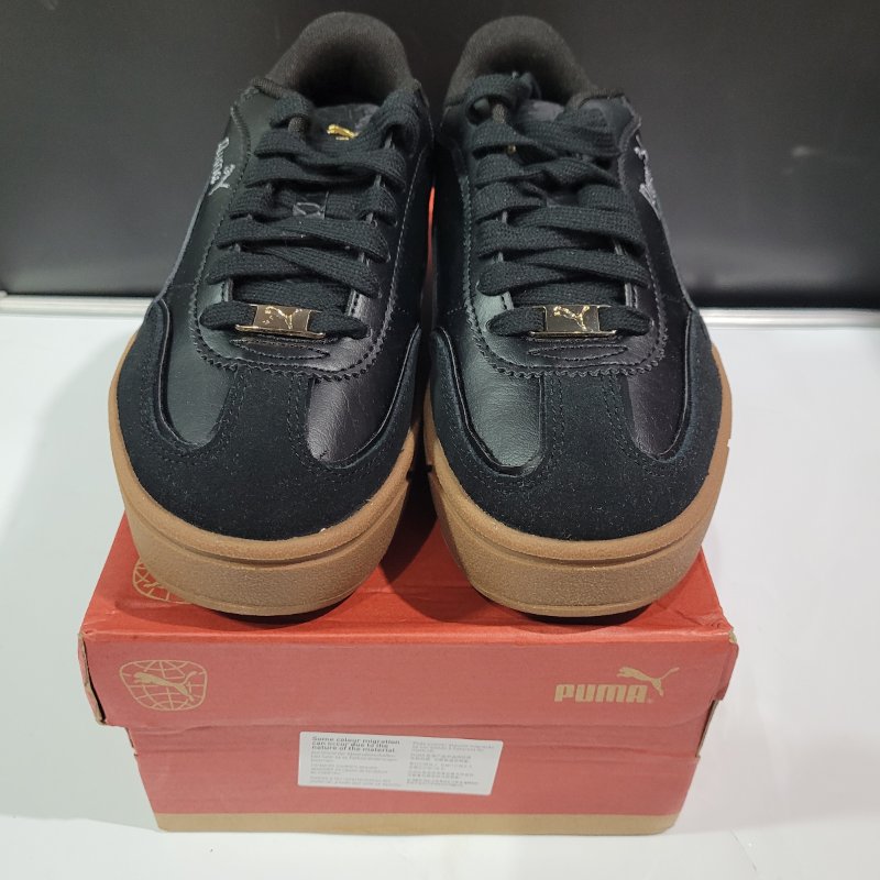 Zapatos Puma Club II Era Platform Lux Femenino, Negro