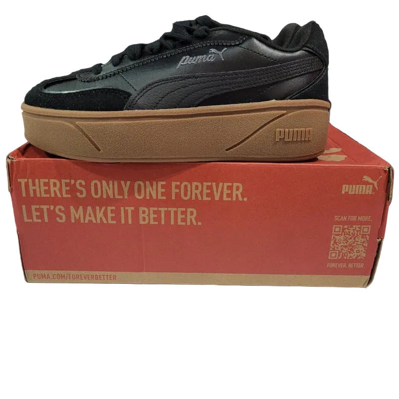 Zapatos Puma Club II Era Platform Lux Femenino, Negro