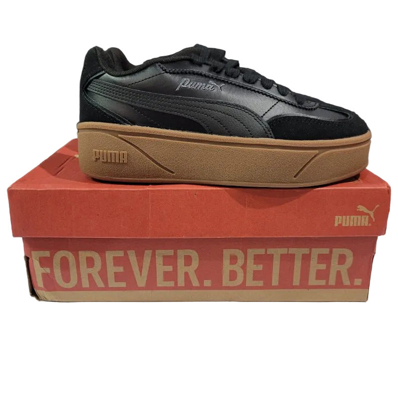 Zapatos Puma Club II Era Platform Lux Femenino, Negro