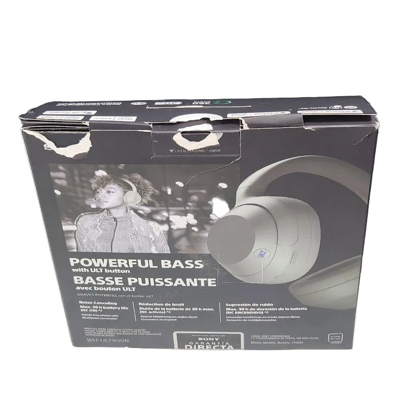 Audífonos Inalámbricos Sony ULT WEAR WH-ULT900 con Cancelación de Ruido, Blanco