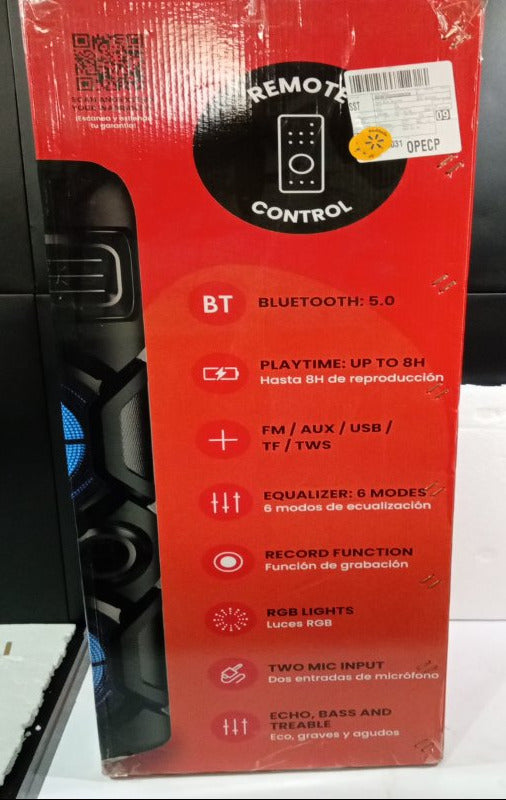 Parlante Bluetooth Blik BeatPro 4000W Potencia