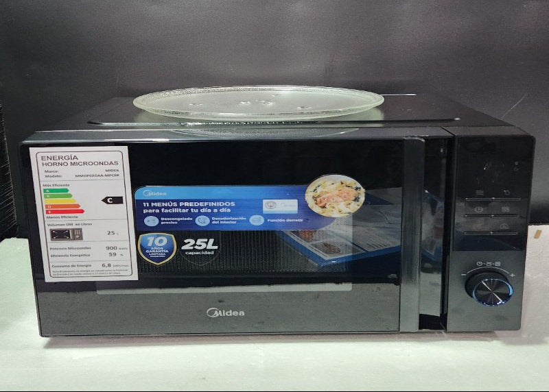 Microondas Midea MMOPO20AA-MPCBK 25 Litros Negro