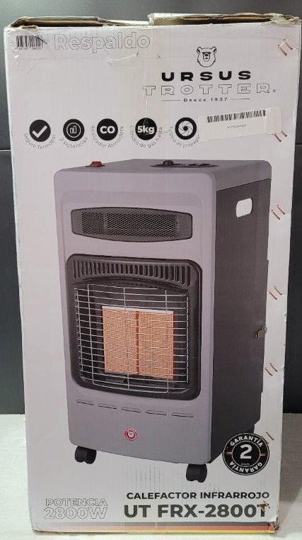 Calefactor Infrarrojo Ursus Trotter UT FRX-2800T 2800W, Gris
