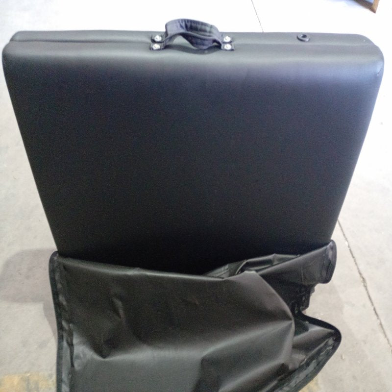 Camilla de Masaje IGPro IGCM2-MB 2 Cuerpos Madera con Bolso, Negro