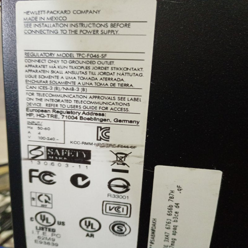 Kit PC HP ProDesk 600 G1 SFF – Intel Core i5, 8GB RAM, SSD 930GB