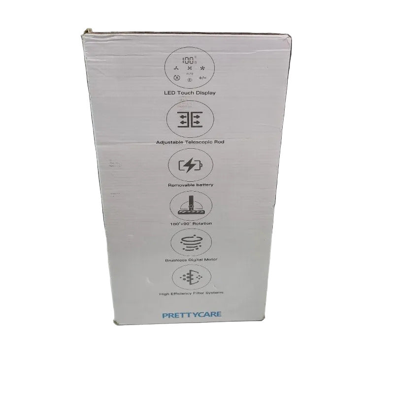 Aspiradora PrettyCare V3 con diseño compacto 445x300x195 mm