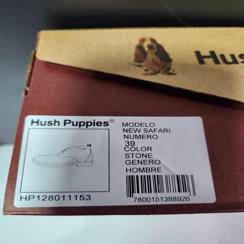 Zapatos de Vestir Hush Puppies New Safari Stone Masculino